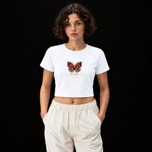 White Sun Kissed Baby Tee