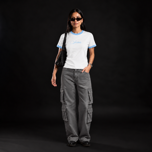Cloud Nine Ringer Tee