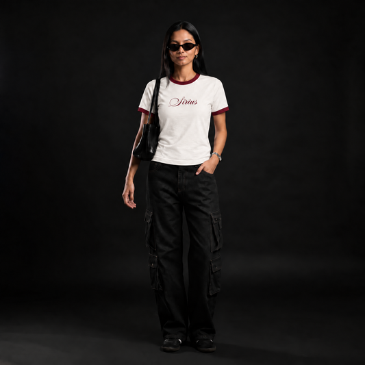 Maroon Mood Ringer Tee