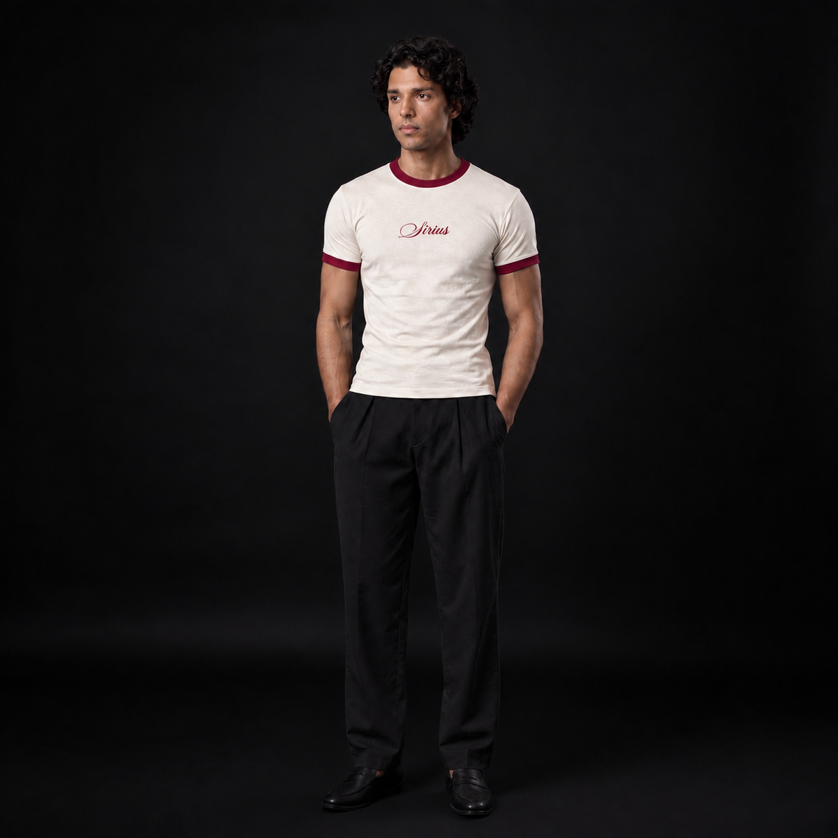 Maroon Mood Ringer Tee