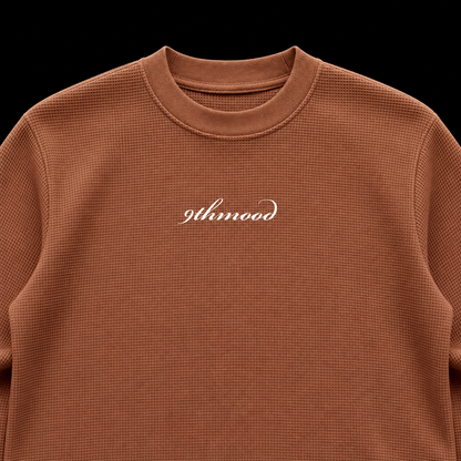 Cocoa Rush Full Sleeve Waffle Knit