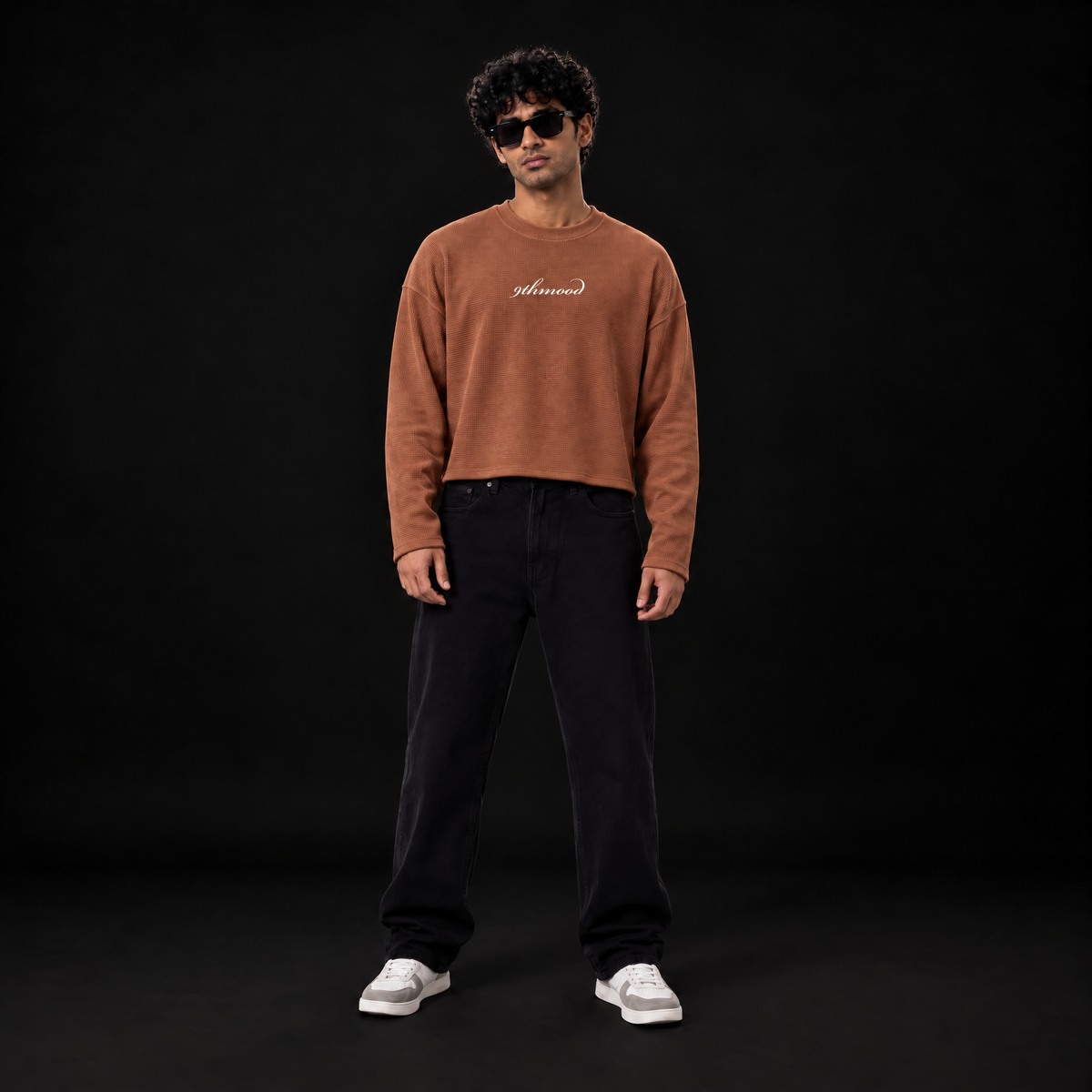 Cocoa Rush Full Sleeve Waffle Knit