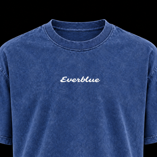 Everblue Denim Wash Boxy Tee