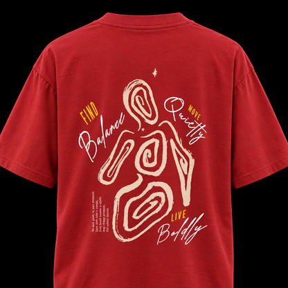 Boldly Unbalanced Oversized T-shirt