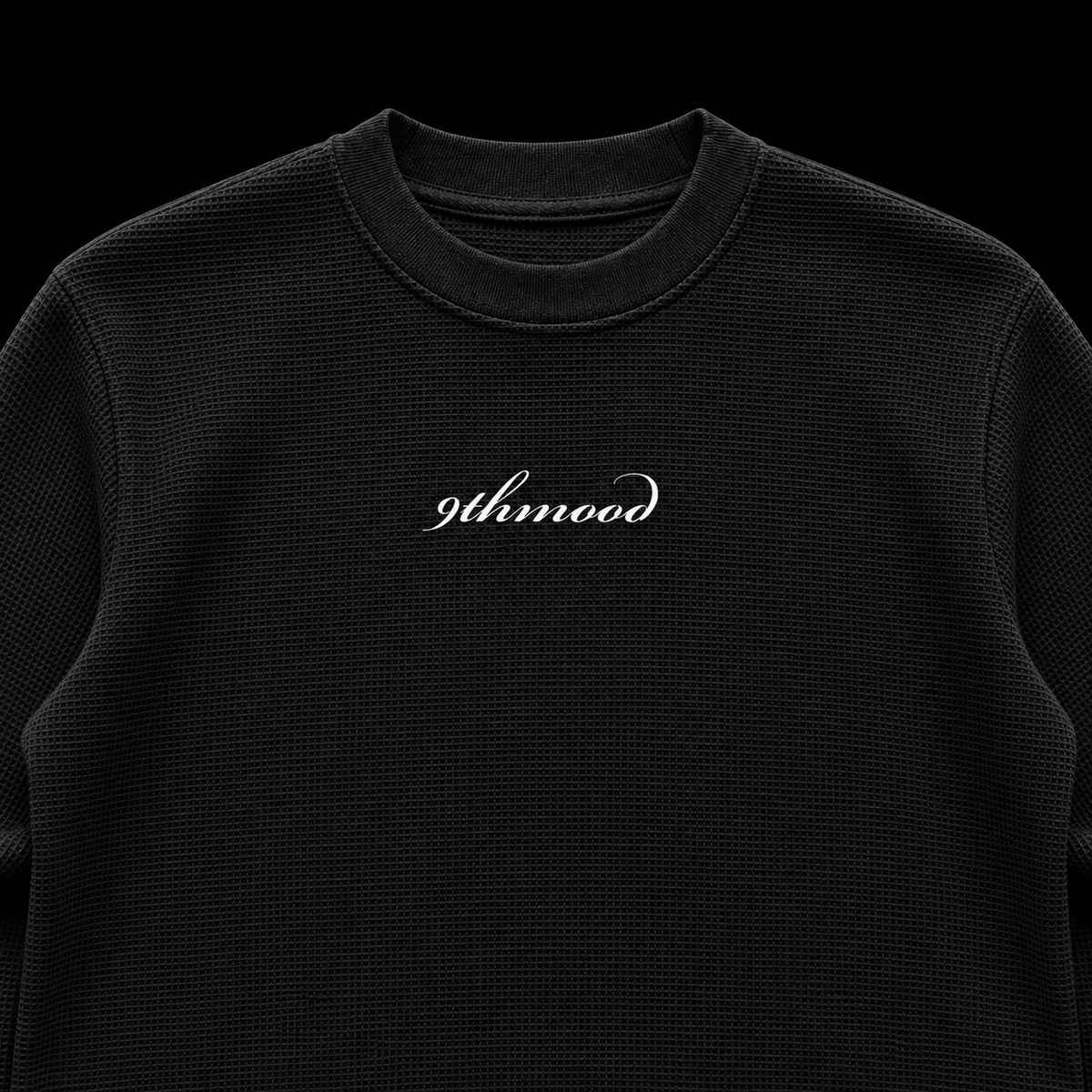Midnight Full Sleeve Waffle Knit