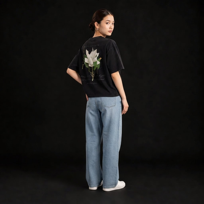 Chaos In Bloom Boxy Fit Tee