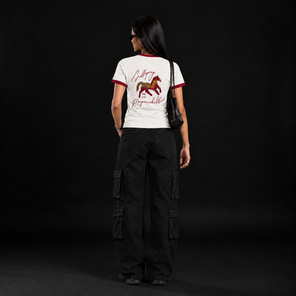 Gallop Away Ringer Tee